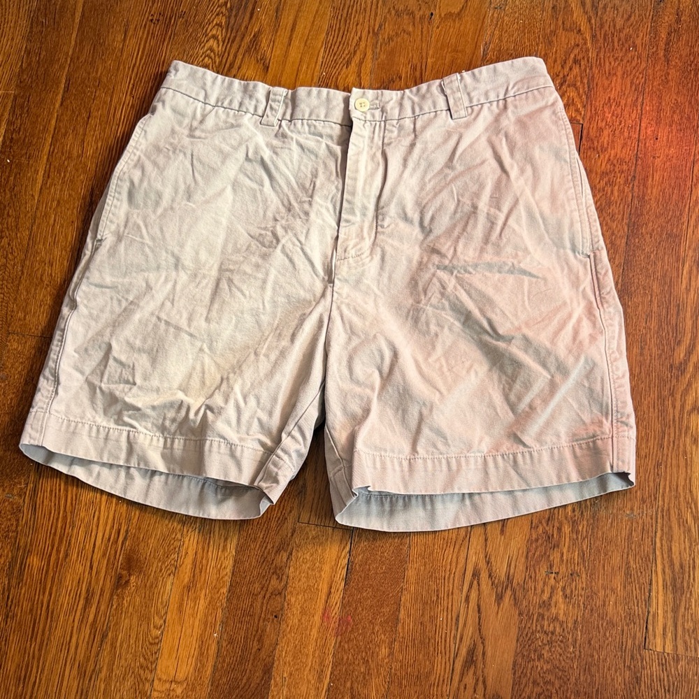 Vineyard Vines Men's Beige Flat Front Shorts